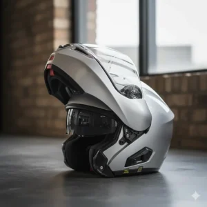 A versatile flip-front modular motorcycle helmet suitable for touring on a budget in the UK.