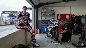 A technical diagram showing the multi-density EPS liner of an FIM-certified helmet designed for high-energy impact absorption.