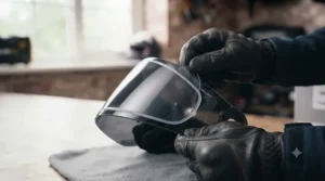Replacement tinted visor fitted with an anti-fog Pinlock insert for all-weather riding.