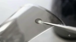 Macro view highlighting the durable anti-scratch coating on a high-grade replacement photochromic visor.