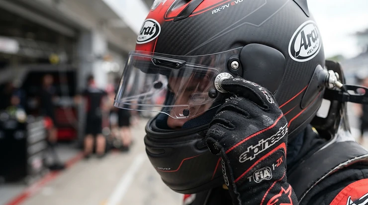 Checking helmet visor tear-off posts to ensure secure fitting of tear-off laminates for helmet visor safety